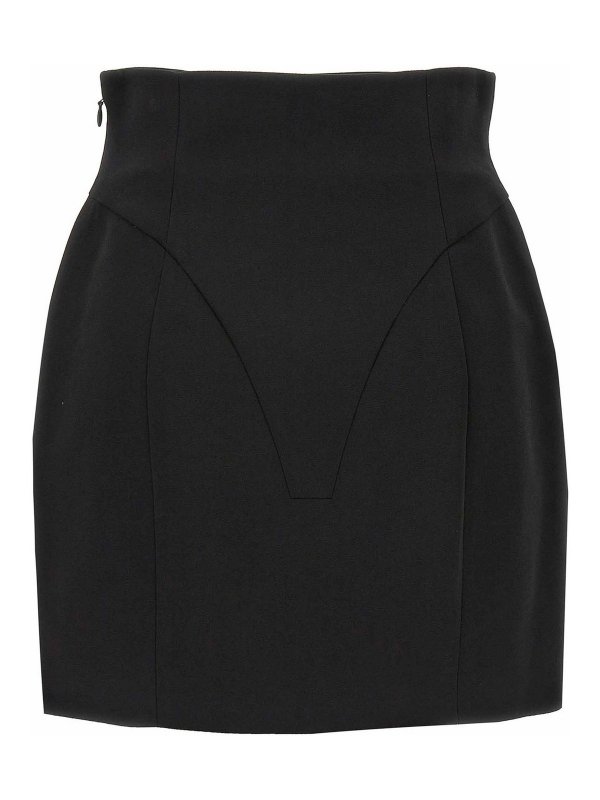 Balmain: mini skirts online - High Waist Miniskirt
