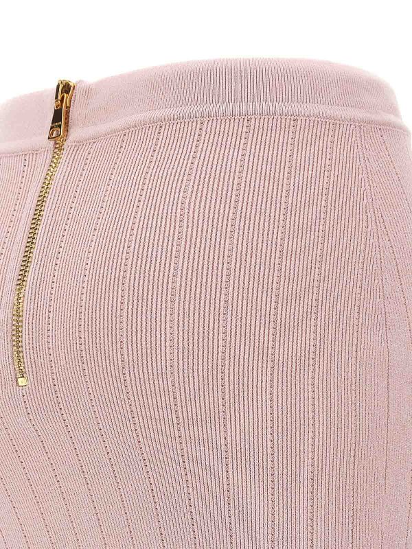 Logo Button Skirt shop online: Balmain