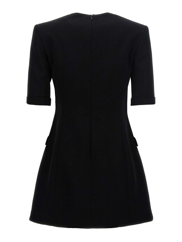 Balmain: knee length dresses online - Jewel Button Dress