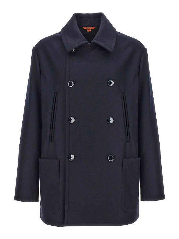 BARENA VENEZIA: ショートコート - ショートコート - ブルー