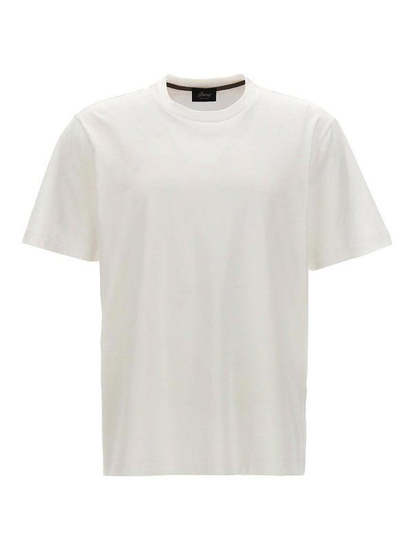 BRIONI: Camisetas - Camiseta - Blanco