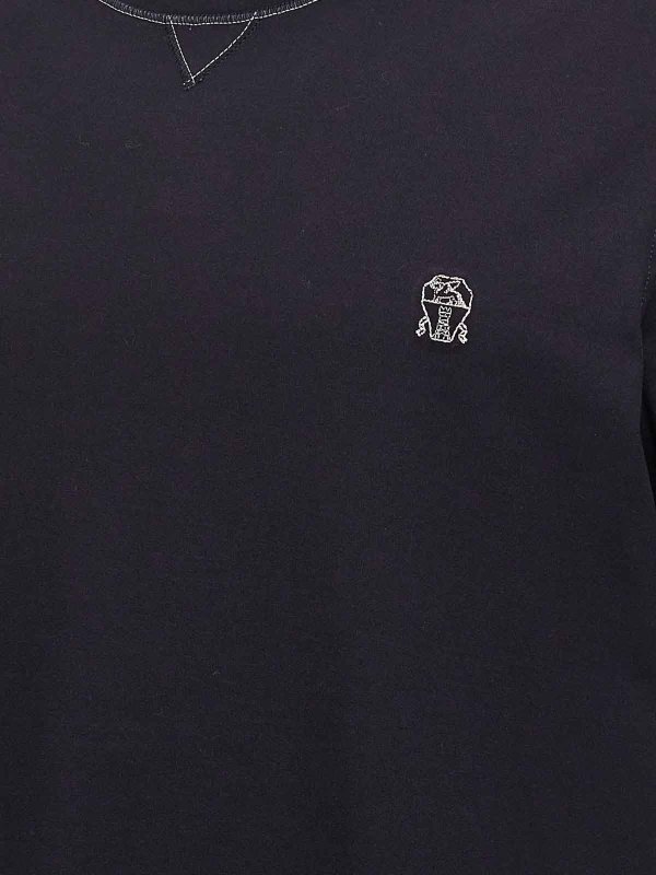 Layered T-Shirt shop online: BRUNELLO CUCINELLI