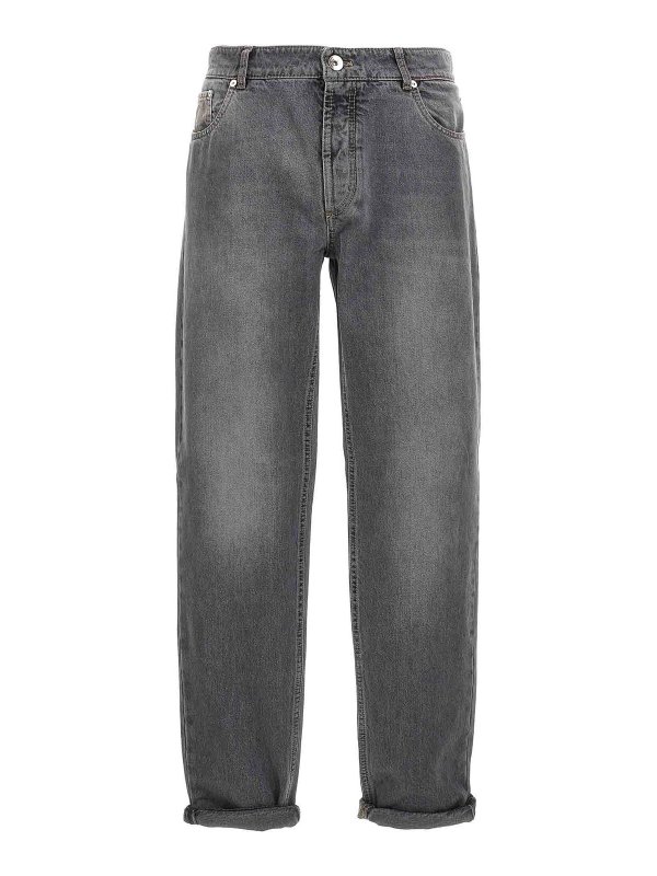 BRUNELLO CUCINELLI: Jeans boot-cut - Jeans Boot-Cut - Azul