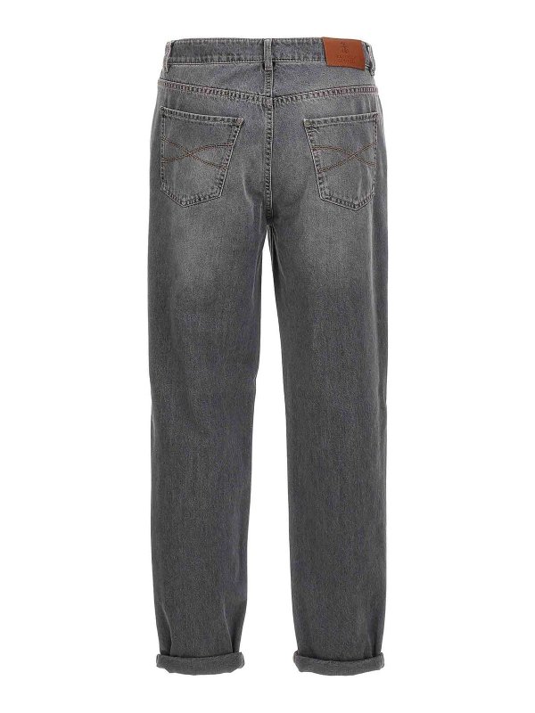 BRUNELLO CUCINELLI: Jeans boot-cut online - Jeans Boot-Cut - Azul