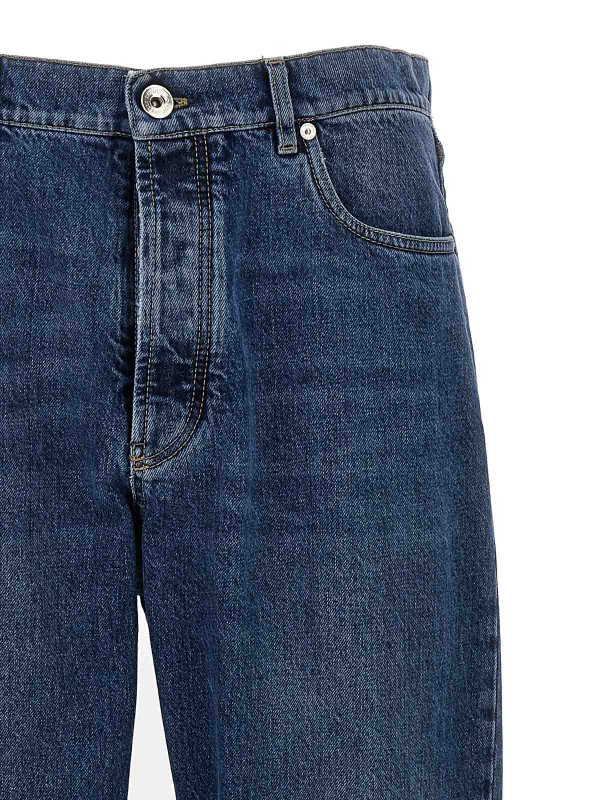 The Best Shops BRUNELLO CUCINELLI: bootcut jeans - Logo Embroidery Jeans