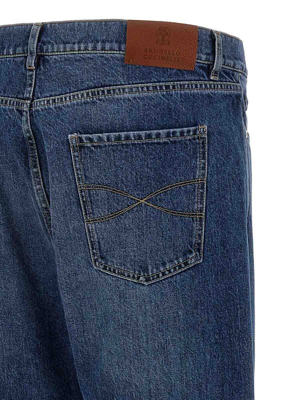 Logo Embroidery Jeans shop online: BRUNELLO CUCINELLI