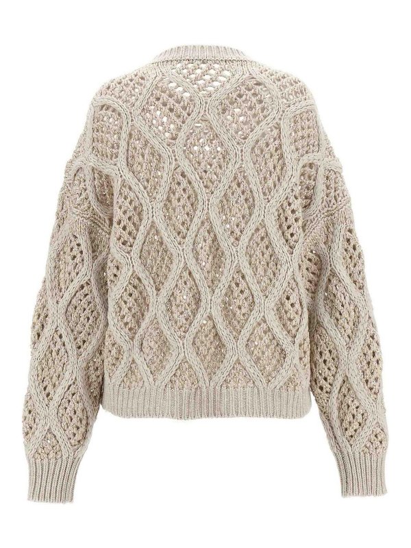 BRUNELLO CUCINELLI: crew necks online - Sequin Sweater