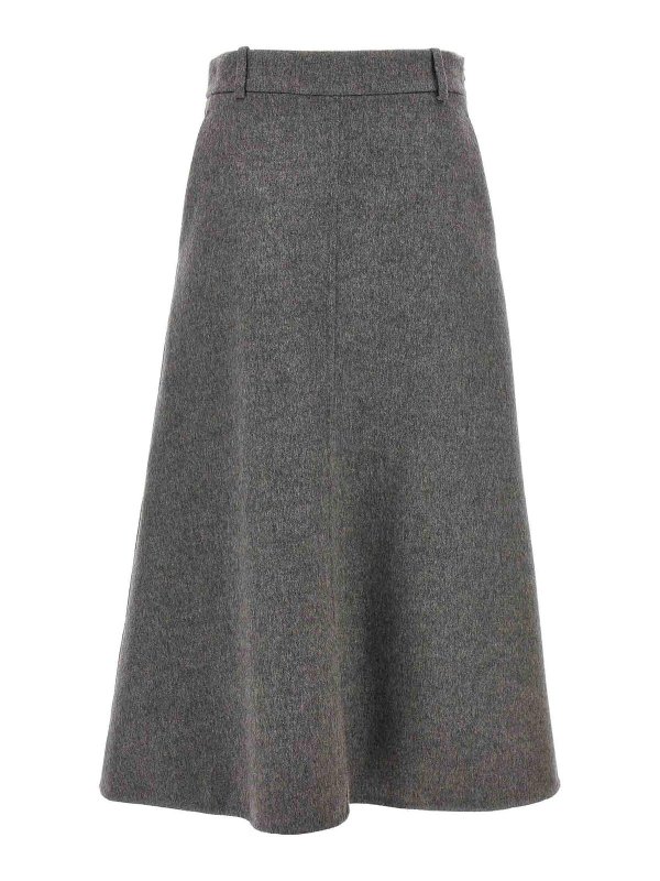 BRUNELLO CUCINELLI: Jupes midi et au genou - Jupe Midi - Gris