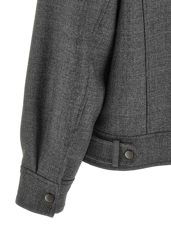 BRUNELLO CUCINELLI buy online Wool Biker Jacker
