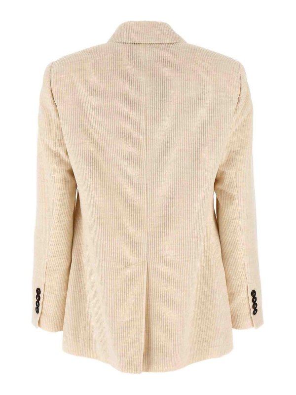 BRUNELLO CUCINELLI: Vestes de costume online - Blazer - Blanc