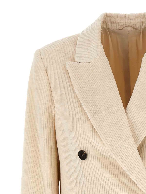 The Best Shops BRUNELLO CUCINELLI: Vestes de costume - Blazer - Blanc