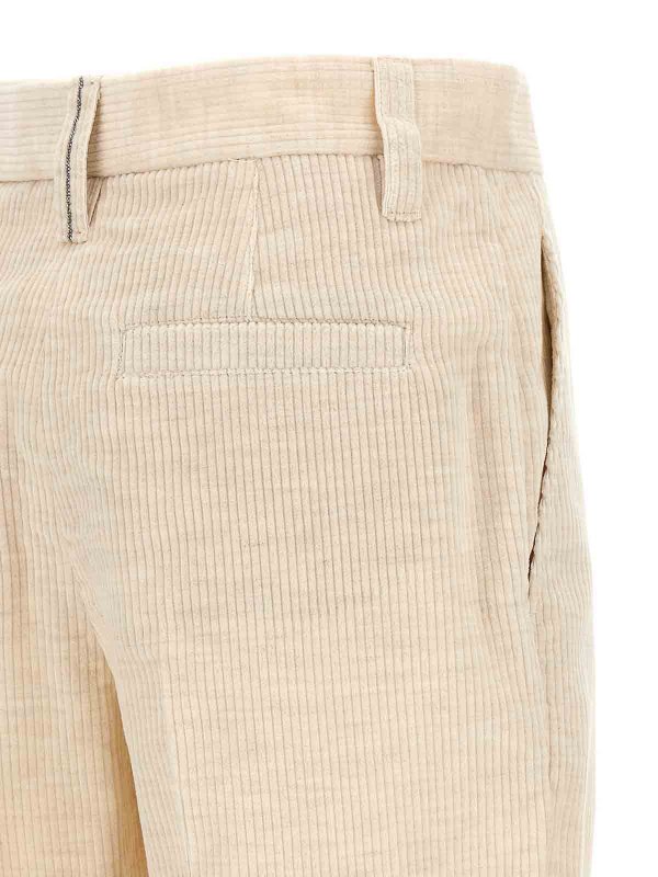 Casual Hose - Weiß shop online: BRUNELLO CUCINELLI
