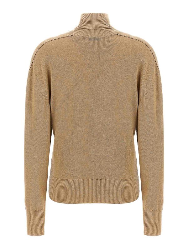 BURBERRY: Cuellos altos y polos online - Suéter Con Cuello Alto - Beis