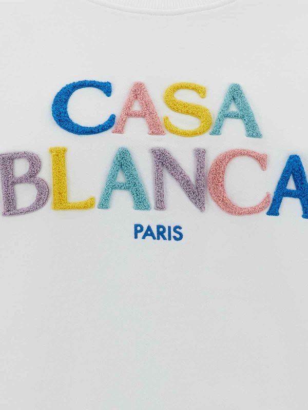 The Best Shops CASABLANCA: Sweatshirts und Pullover - Sweatshirt - Weiß