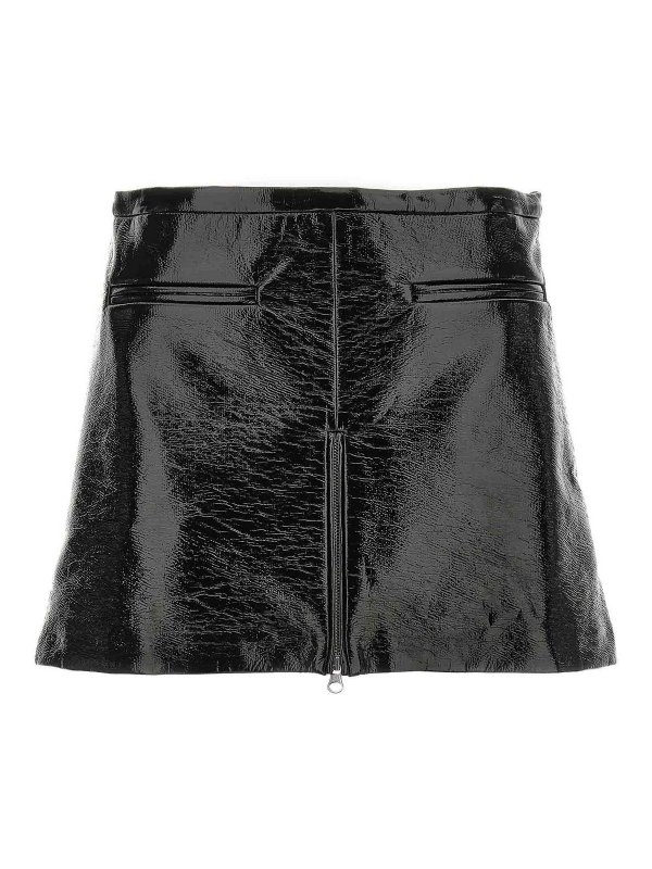 Courreges: Minifaldas - Minifalda - Negro