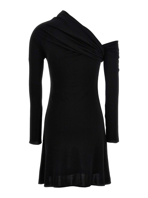 Courreges: Kurze Kleider online - Kurzes Kleid - Schwarz