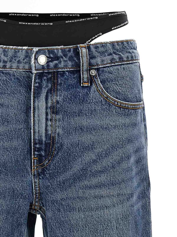 The Best Shops ALEXANDER WANG: jeans bootcut - Prestyle Logo Bikini Jeans