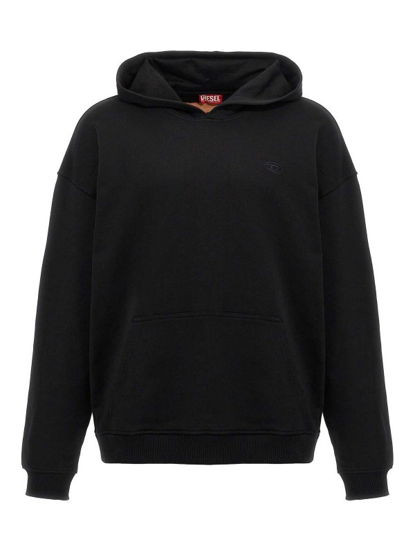 DIESEL: Felpe e maglie - Felpa con cappuccio S-Boxt-Hood-Bleach