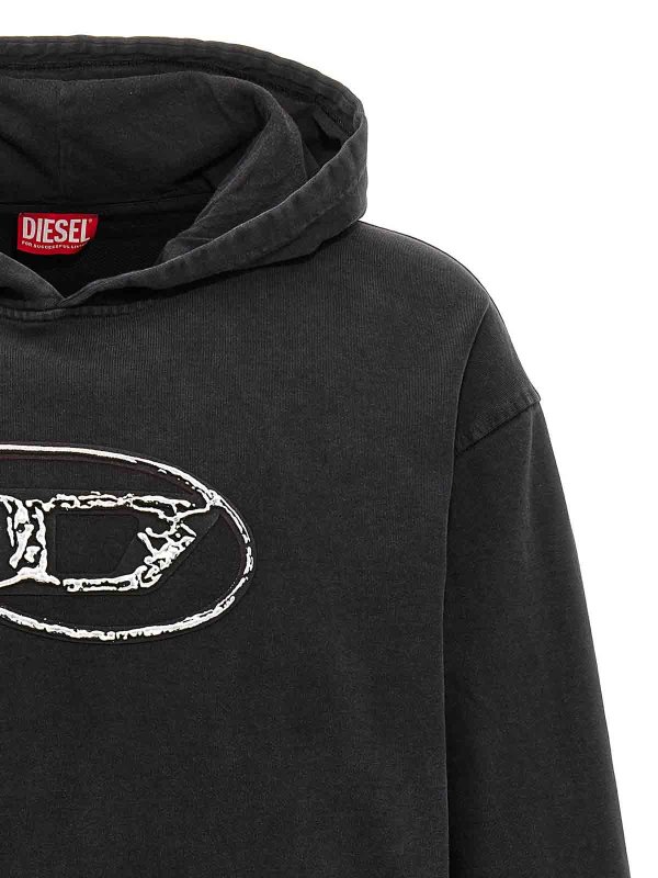 The Best Shops DIESEL: Sweatshirts & Sweaters - S-Boxt-Hood-Q7 Hoodie