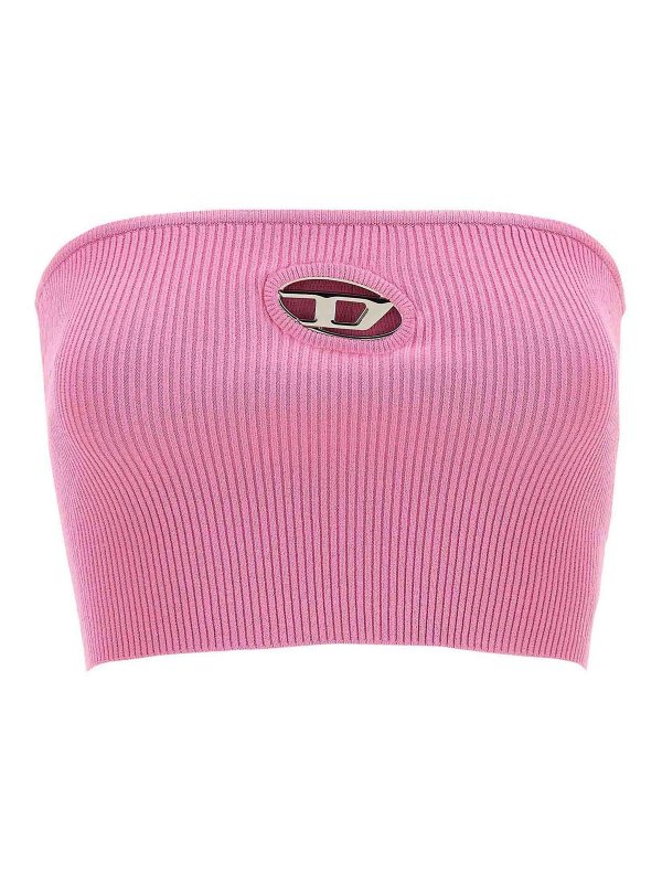 DIESEL: Tops y camisetas sin mangas - Top - Multicolor