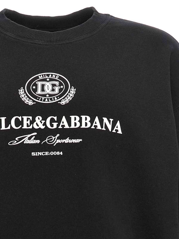 The Best Shops DOLCE & GABBANA: Sweatshirts & Pulls - Sweat-Shirts - Noir