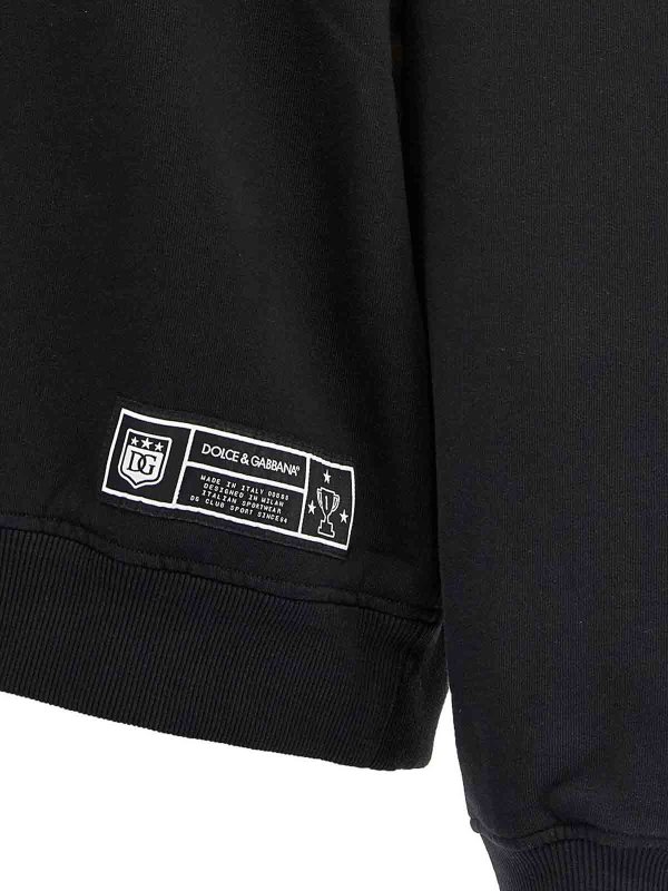 Sweat-Shirts - Noir shop online: DOLCE & GABBANA