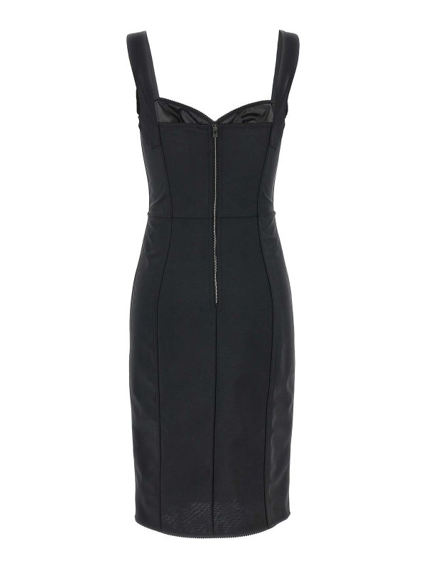 DOLCE & GABBANA: knee length dresses online - Midi Corsetry Dress