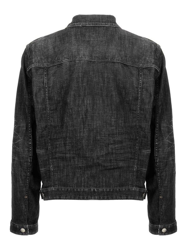 DSQUARED2: denim jacket online - Boxy Jean Jacket