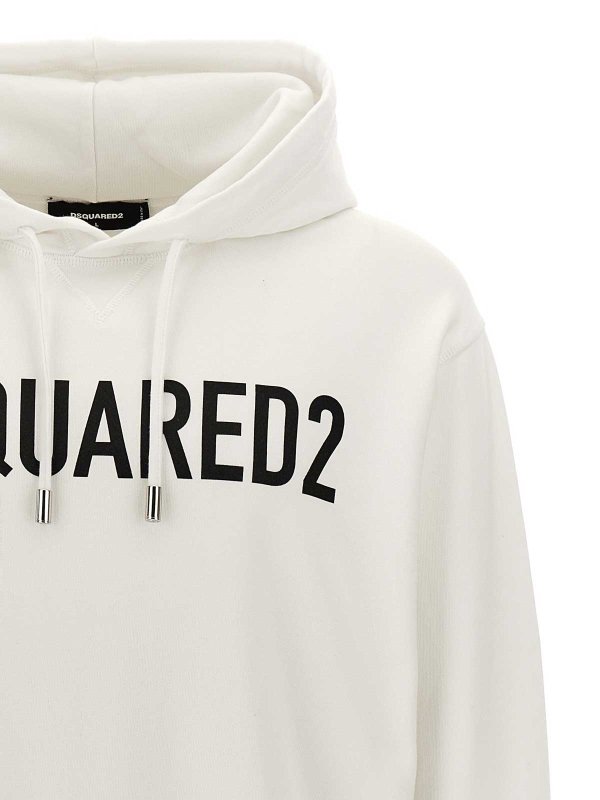The Best Shops DSQUARED2: Sweatshirts & Sweaters - Logo Print Hoodie