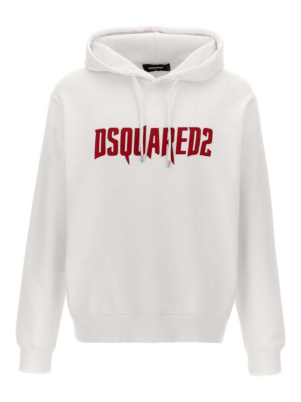 DSQUARED2: スウェット＆セーター - スウェットシャツ/セーター - 白