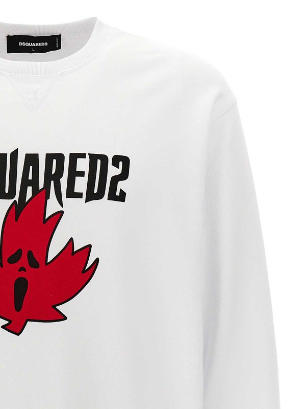 The Best Shops DSQUARED2: Sweatshirts & Sweaters - Logo Print Sweatshirt