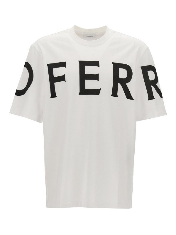 FERRAGAMO: t-shirts - Logo T-Shirt