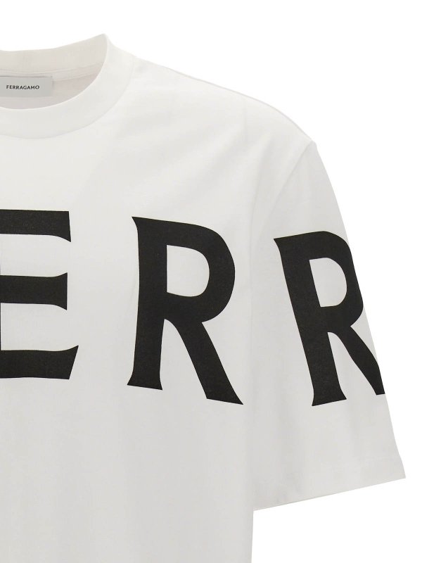The Best Shops FERRAGAMO: t-shirts - Logo T-Shirt