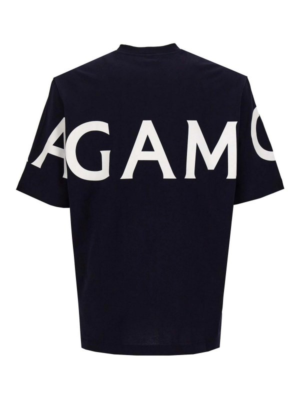 FERRAGAMO: T-shirts online - T-Shirt - Blau