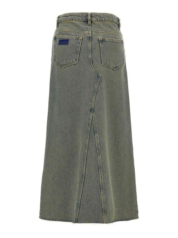 GANNI: ニーレングススカート＆ミディ丈 online - 膝丈/ミディスカート - ライトブルー