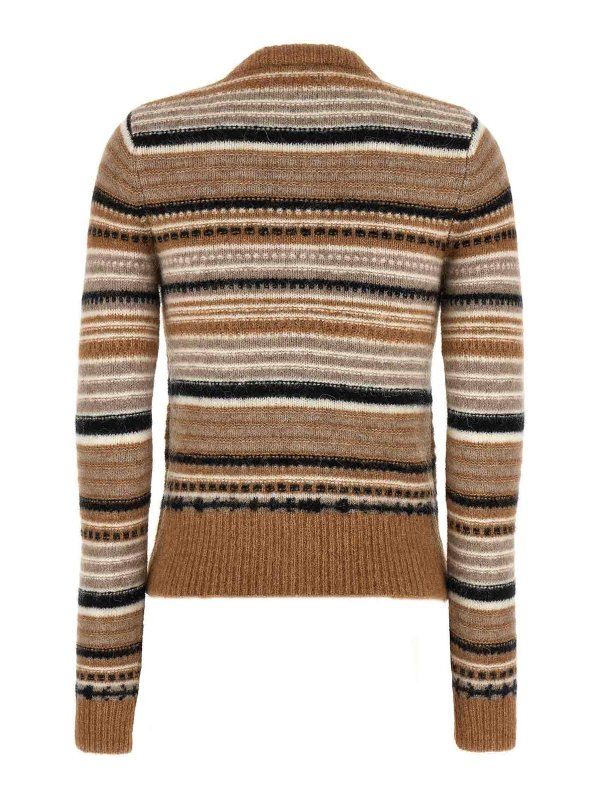 GANNI: Cardigans online - Cardigan - Beige