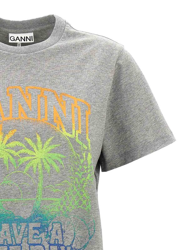 The Best Shops GANNI: Camisetas - Camiseta - Gris
