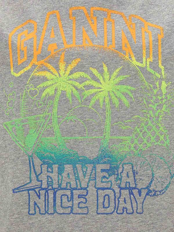 Camiseta - Gris shop online: GANNI