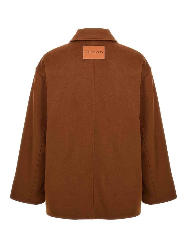 J.W. ANDERSON: Abrigos cortos online - Abrigo Corto - Marrón