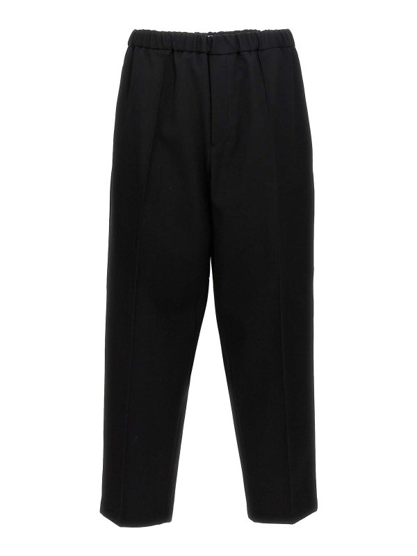 JIL SANDER: Pantalons casual - Pantalons Décontractés - Noir