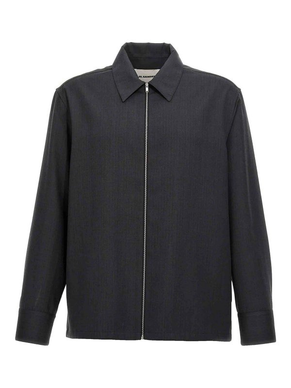 JIL SANDER: シャツ - シャツ - グレー