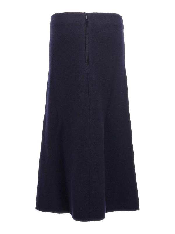 JIL SANDER: Faldas largas online - Falda Larga - Azul