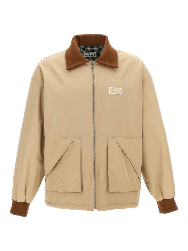 KENZO: casual jackets - Elevated Coach Reversible Jacket