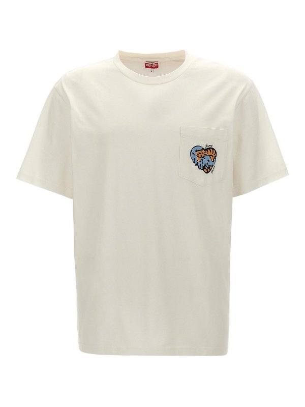 KENZO: Tシャツ - Tシャツ - 白