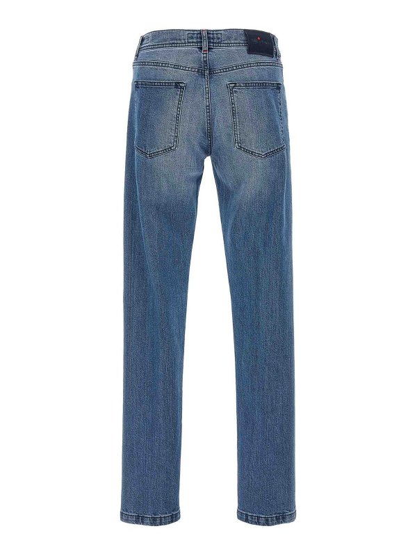 KITON: Bootcut online - Bootcut Jeans - Hellblau