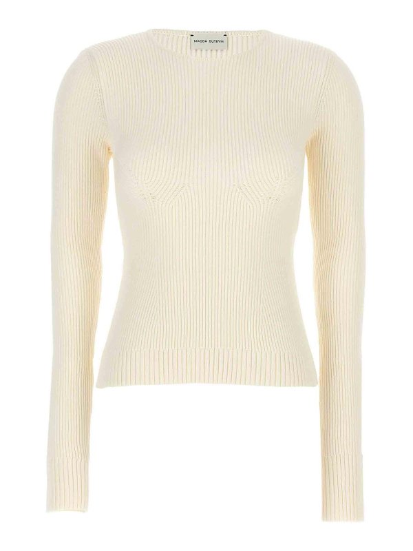 MAGDA BUTRYM: crew necks - Ribbed Sweater