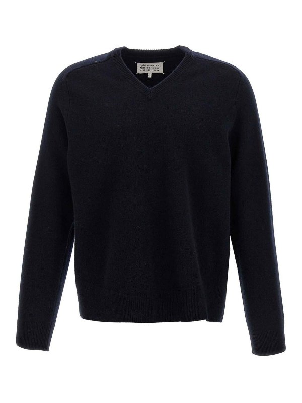 Maison Margiela: v necks - Wool Sweater