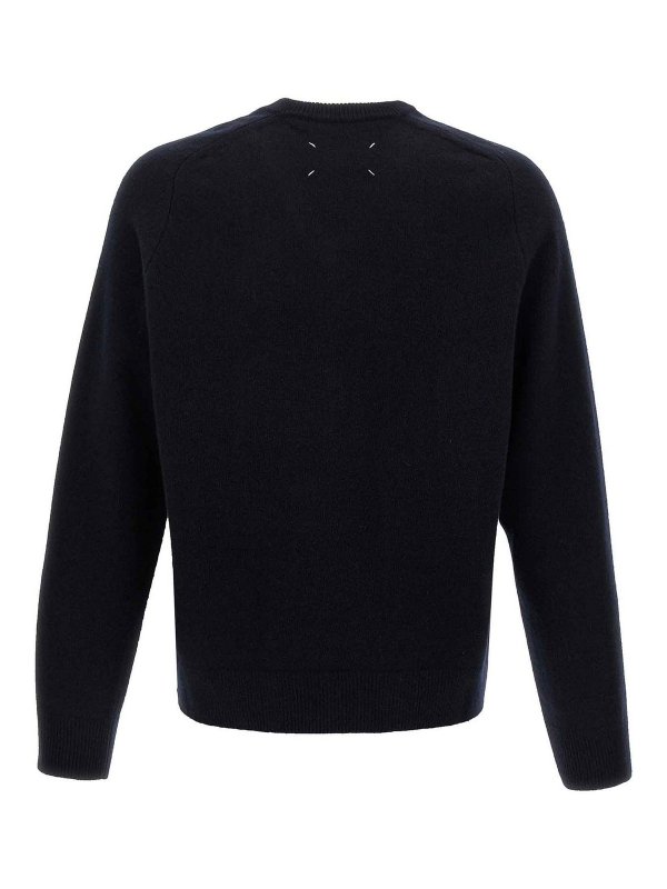 Maison Margiela: v necks online - Wool Sweater