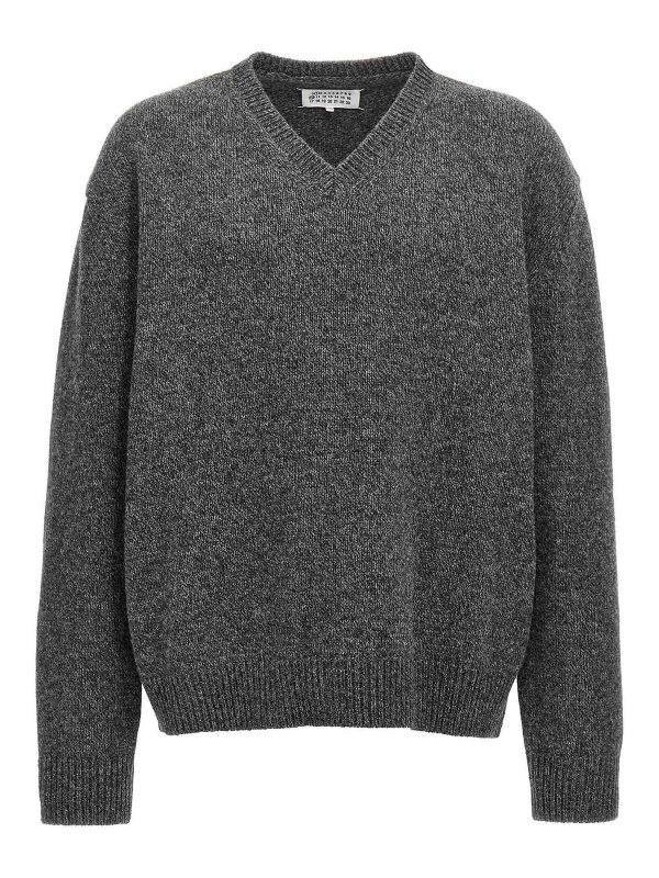 Maison Margiela: v necks - Wool Sweater