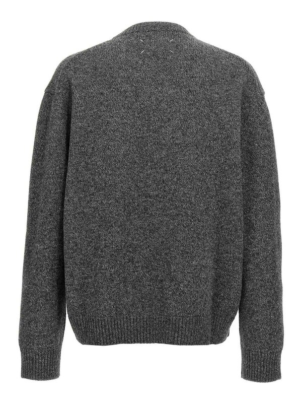 Maison Margiela: v necks online - Wool Sweater